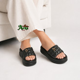 دمپایی زنانه لژدار گلناز کد 0264 | خرید از صندل آرکا